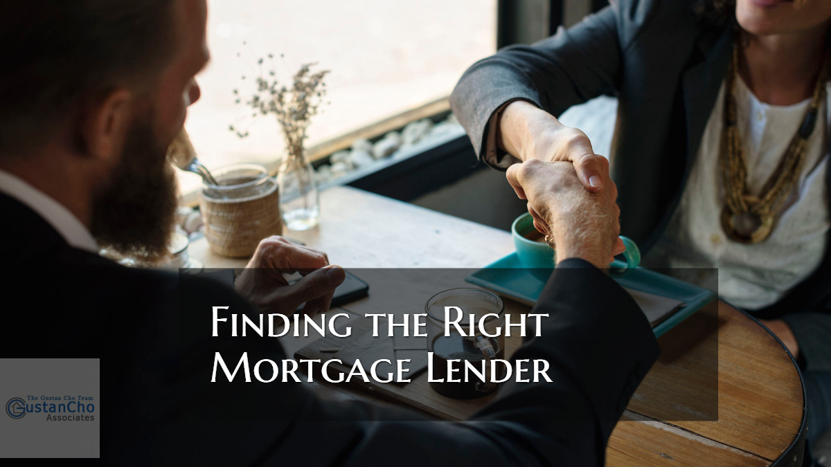 finding a mortgage lender
