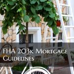 FHA 203k Mortgage Guidelines