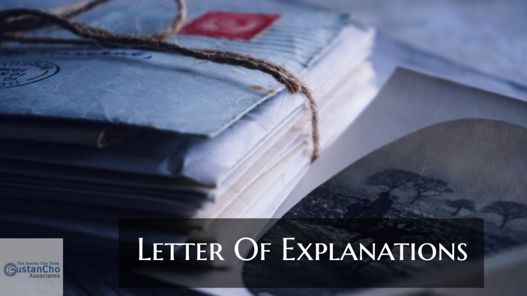 How To Write Letter Of Explanations To Mortgage Underwriters