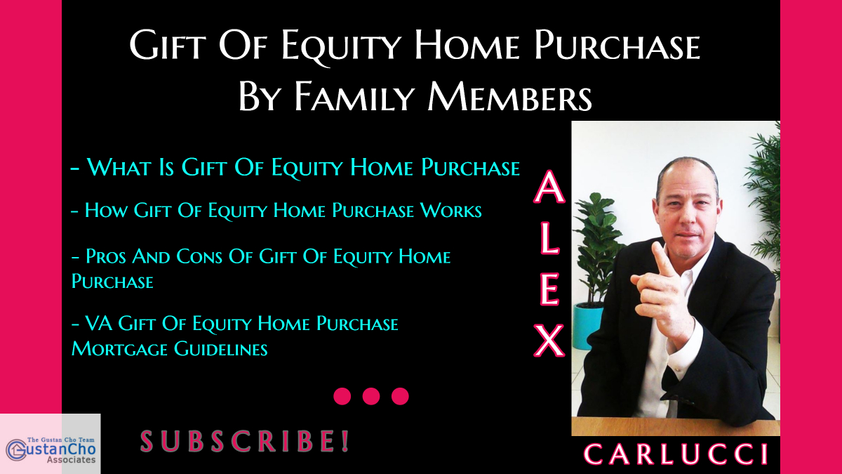 Gift Of Equity Home Purchase By Family Members