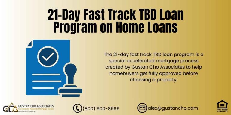 21-Day Fast Track TBD Loan Program