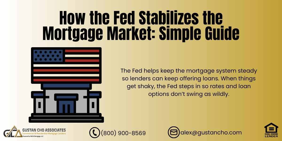 How the Fed Stabilizes the Mortgage Market