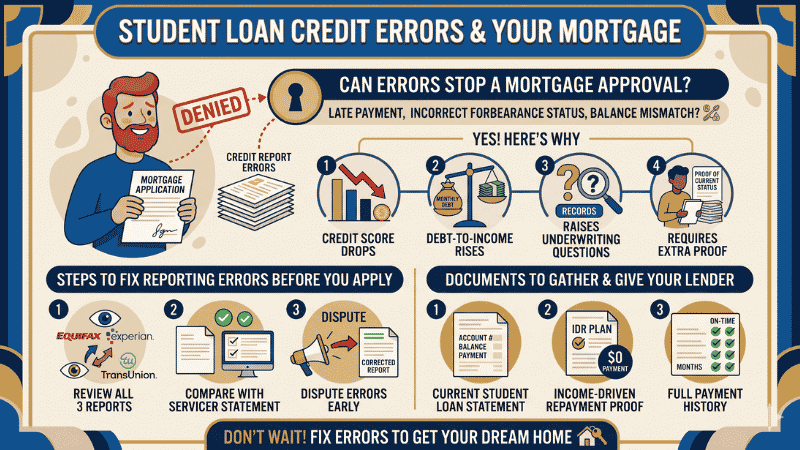 Stop Student Loan Credit Reporting Errors Before Closing 2 Student Loan Credit Reporting Errors