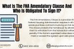 FHA Amendatory Clause