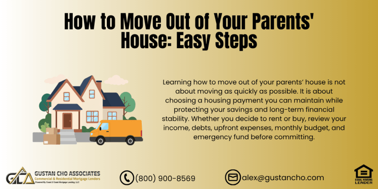 How to Move Out of Your Parents' House