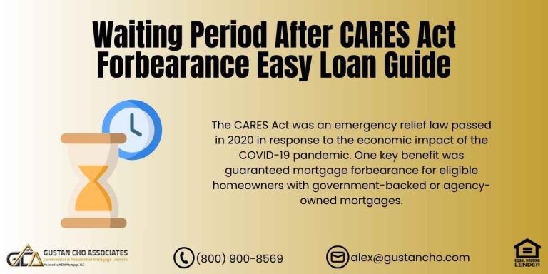 Waiting Period After CARES Act Forbearance