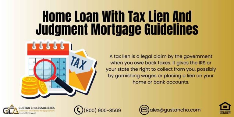 Home Loan with Tax Lien