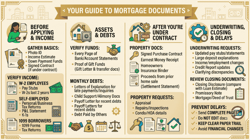 Documents Needed for a Mortgage: A Simple Buyer's Checklist 2 Documents Needed for a Mortgage