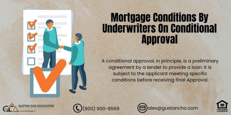 Mortgage Conditions By Underwriters On Conditional Approval