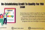Re-Establishing Credit To Qualify For FHA Loan