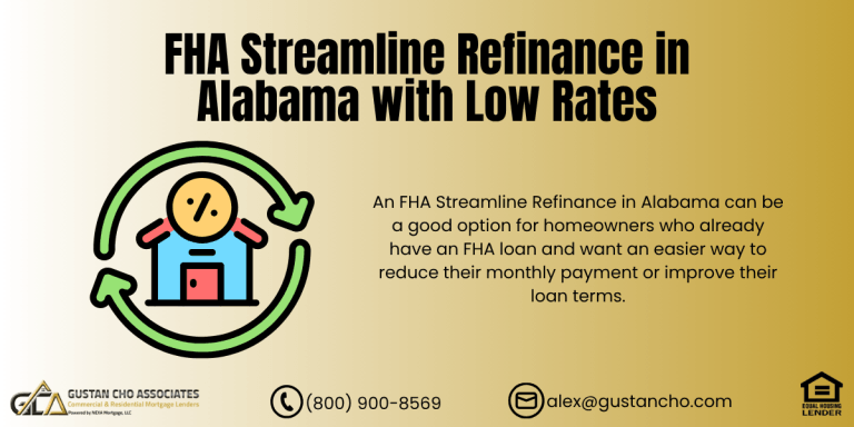 FHA Streamline Refinance in Alabama