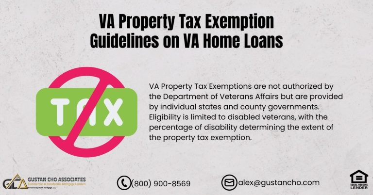 VA Property Tax Exemption Guidelines on VA Home Loans