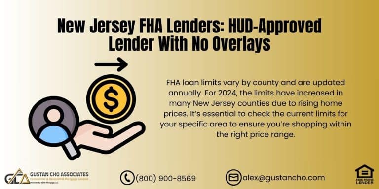 New Jersey FHA Lenders: HUD-Approved Lender With No Overlays