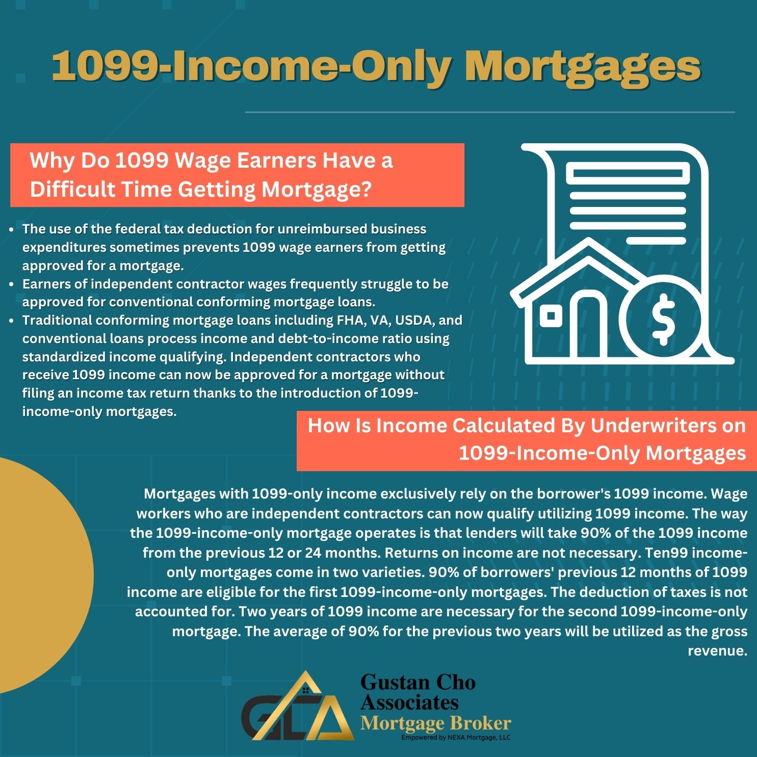 Why Do 1099 Wage Earners Have a Difficult Time Getting Mortgage