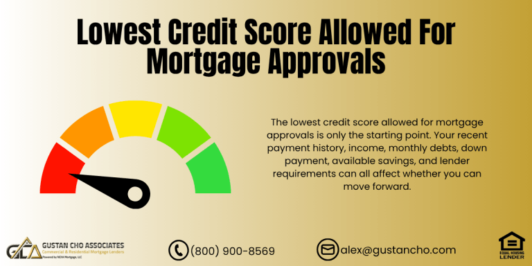 Lowest Credit Score Allowed For Mortgage Approvals