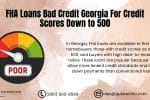FHA Loans Bad Credit Georgia