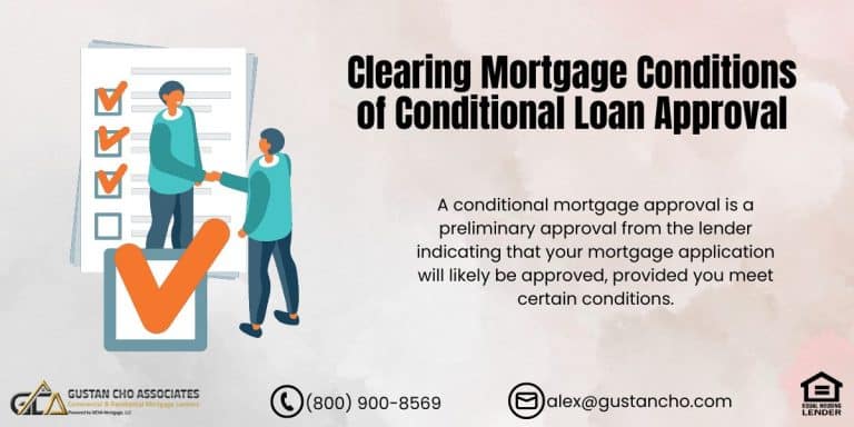 Clearing Mortgage Conditions of Conditional Loan Approval