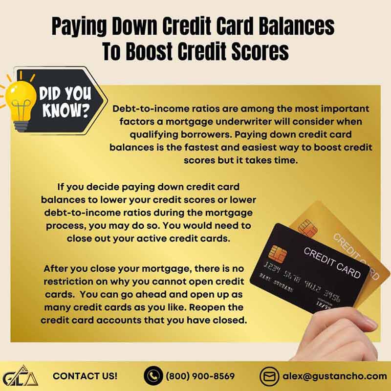 Paying Down Credit Card Balances To Boost Credit Scores 3 Paying Down Credit Card Balances To Boost Credit Scores