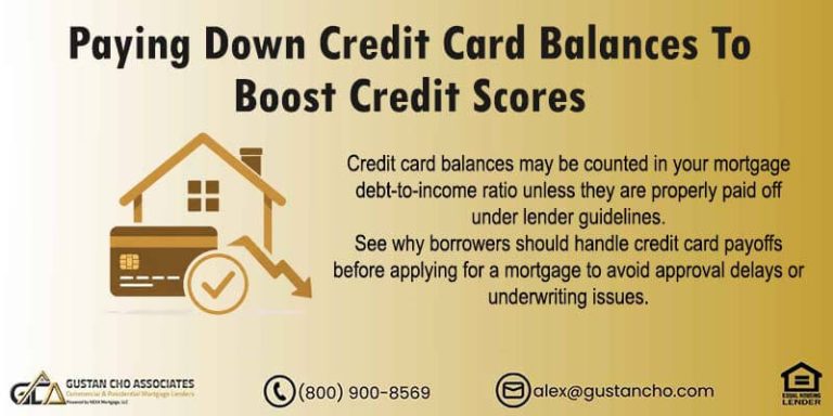 Paying Down Credit Card Balances To Boost Credit Scores