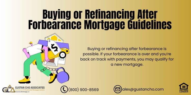 Buying or Refinancing After Forbearance