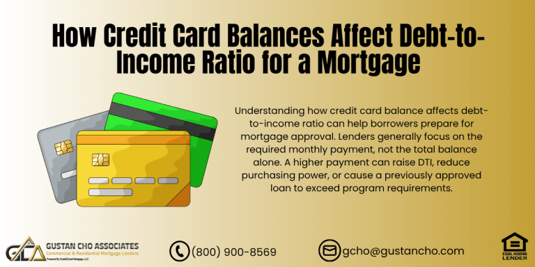 How Credit Card Balances Affect Debt-to-Income Ratio