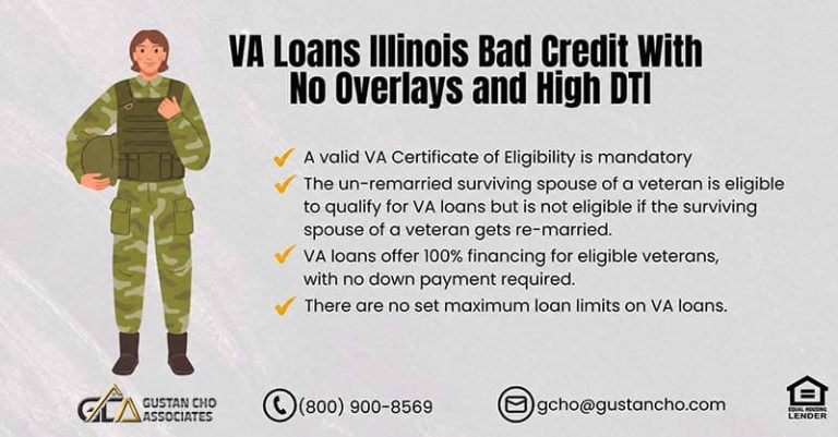 VA Loans Illinois Bad Credit With No Overlays and High DTI
