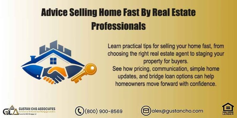 Advice Selling Home Fast By Real Estate Professionals