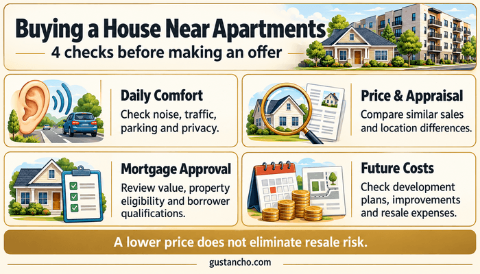 Buying a House Near an Apartment Community: Property Value, Financing, and Buyer Checks 2 Buying a House Near an Apartment Community
