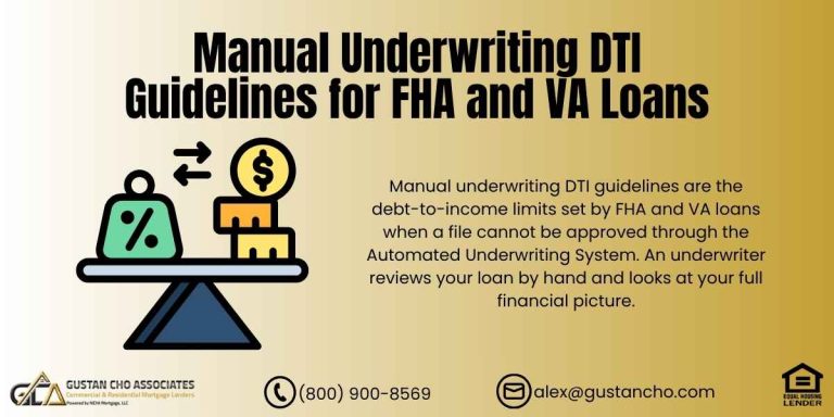 Manual Underwriting DTI Guidelines