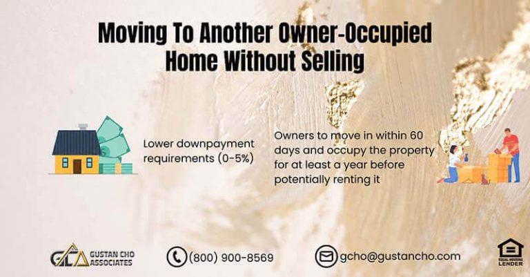 Moving To Another Owner-Occupied Home Without Selling