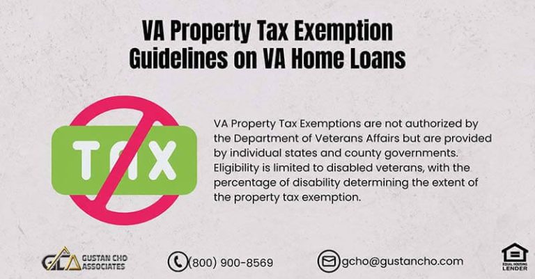 VA Property Tax Exemption Guidelines on VA Home Loans
