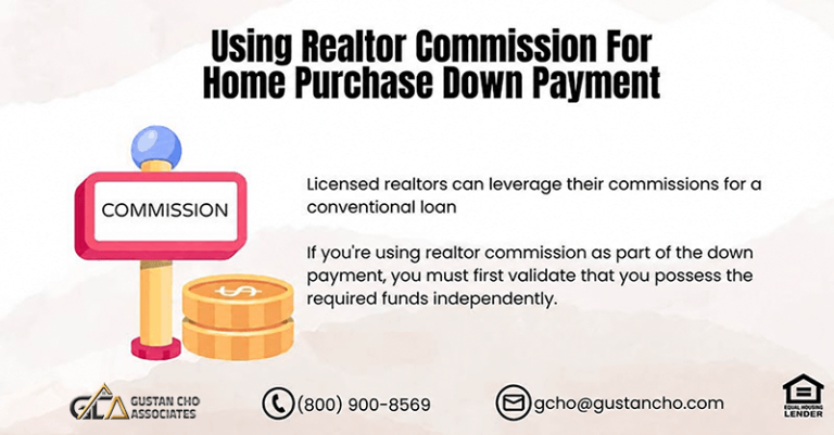 Using Realtor Commission For Home Purchase Down Payment