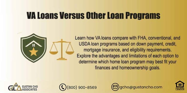 VA Loans Versus Other Loan Programs