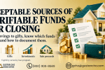 Acceptable Sources of Verifiable Funds