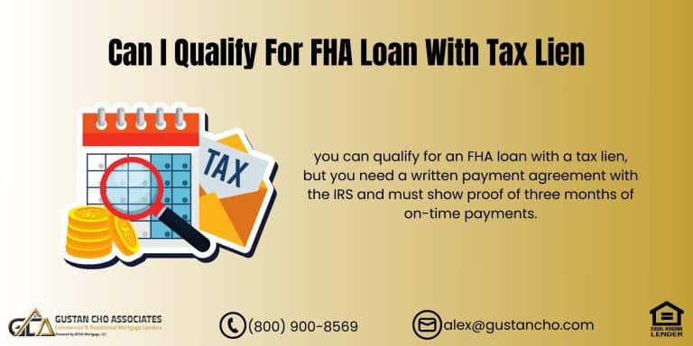 Can I Qualify For FHA Loan With Tax Lien