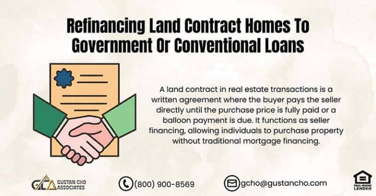 Refinancing Land Contract Homes To Government Or Conventional Loans