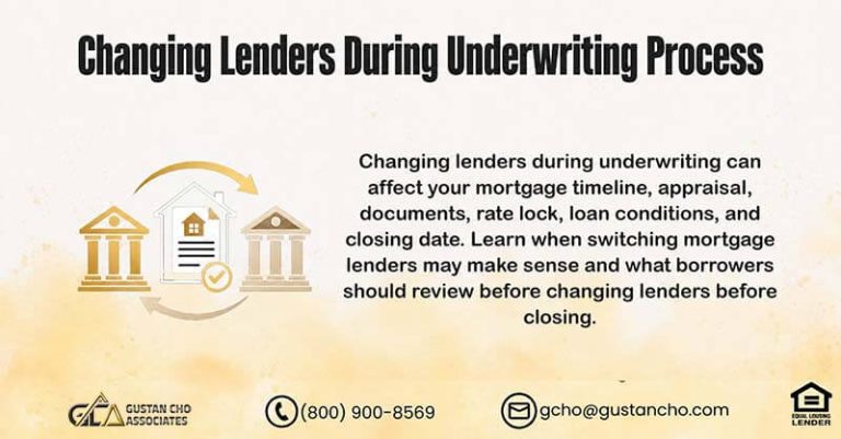 Changing Lenders During Underwriting Process