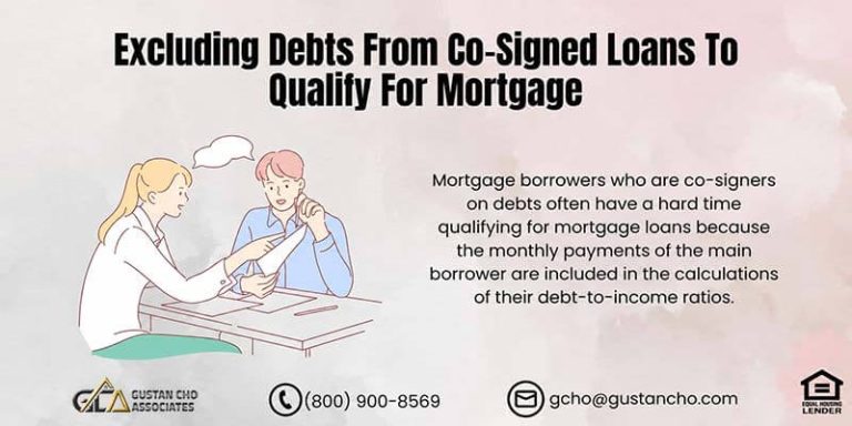 Excluding Debts From Co-Signed Loans To Qualify For Mortgage