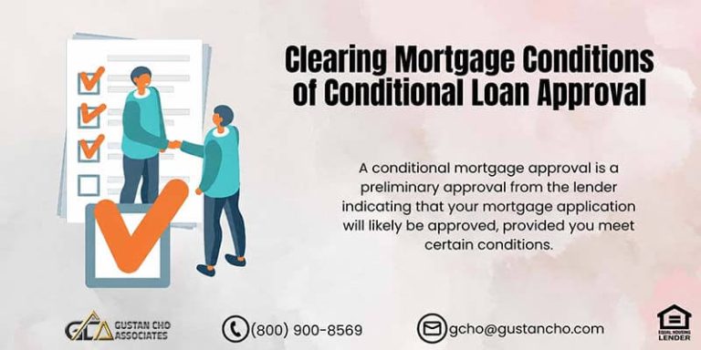 Clearing Mortgage Conditions of Conditional Loan Approval
