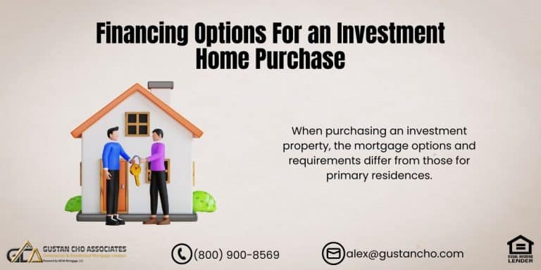 Financing Options For an Investment Home Purchase