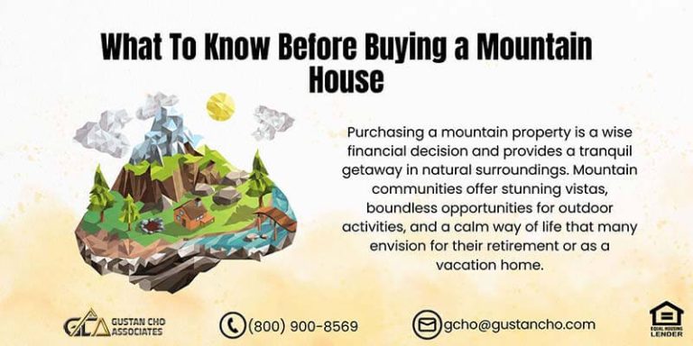 What To Know Before Buying a Mountain House
