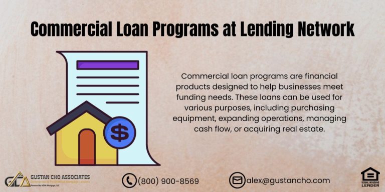 Commercial Loan Programs at Lending Network