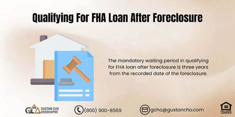 Qualifying For FHA Loan After Foreclosure