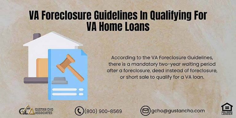 VA Foreclosure Guidelines In Qualifying For VA Home Loans