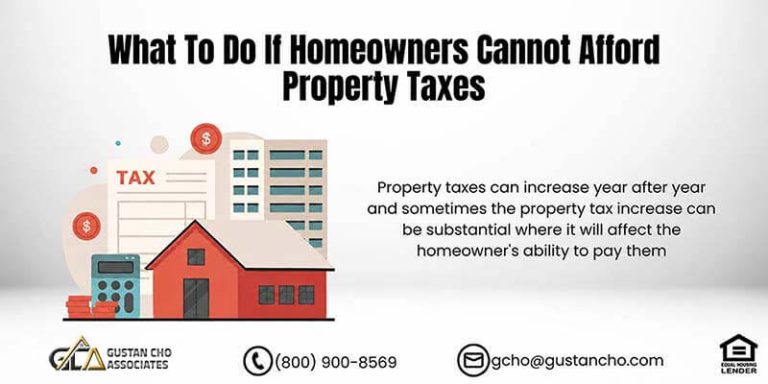 What To Do If Homeowners Cannot Afford Property Taxes