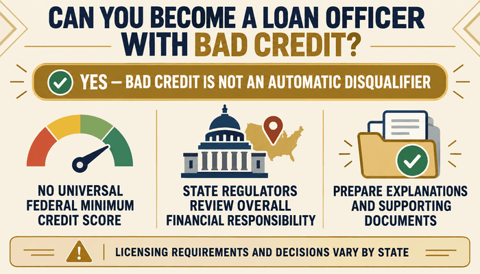 Can You Become a Loan Officer With Bad Credit in 2026? 2 Can You Become A Loan Officer With Bad Credit