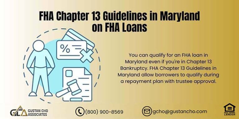 FHA Chapter 13 Guidelines in Maryland on FHA Loans