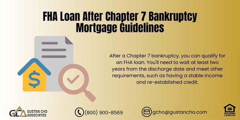 FHA Loan After Chapter 7 Bankruptcy Mortgage Guidelines
