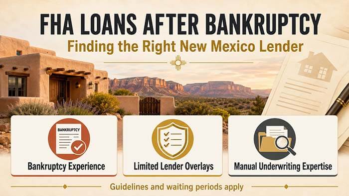 FHA Loan After Bankruptcy in New Mexico 3 FHA Loan After Bankruptcy in New Mexico