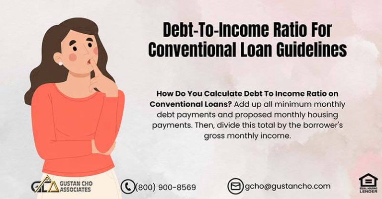 What is the Debt-To-Income Ratio For Conventional Loan